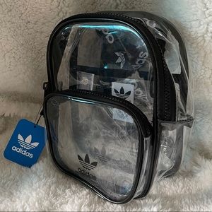 NWT adidas originals clear backpack